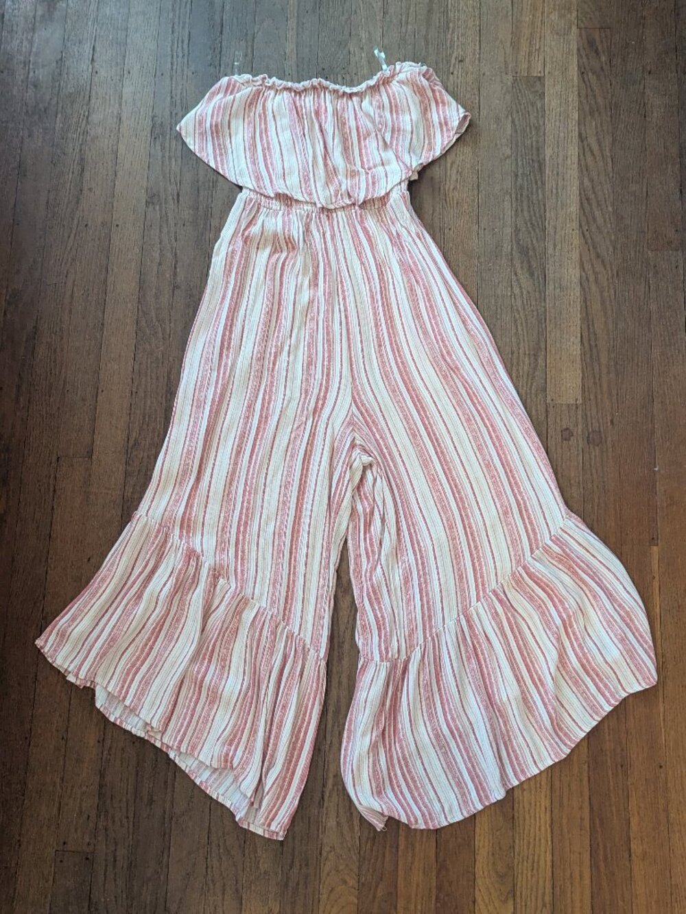 Strapless Wide Leg Jumpsuit